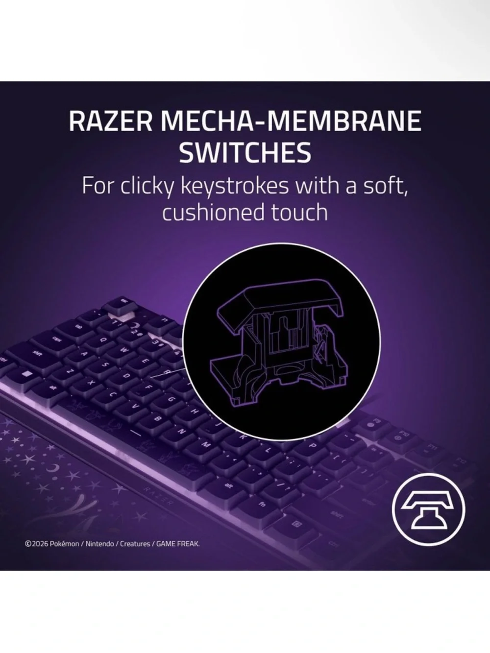 Razer Ornata V3 Tenkeyless Espeon Umbreon Edition